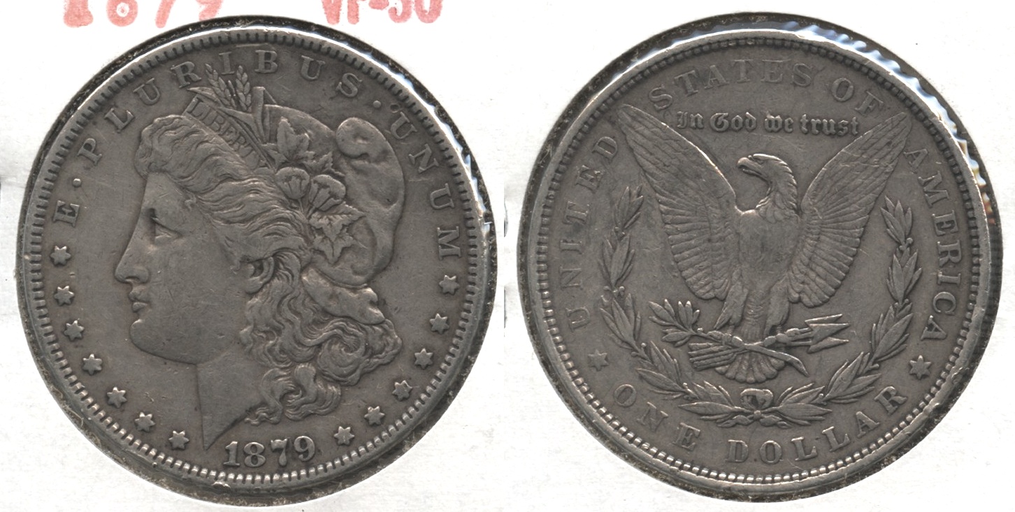 1879 Morgan Silver Dollar VF-30 #i