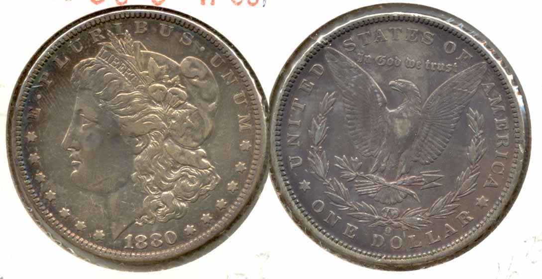 1880-O Morgan Silver Dollar VF-30 a Cleaned Retoned