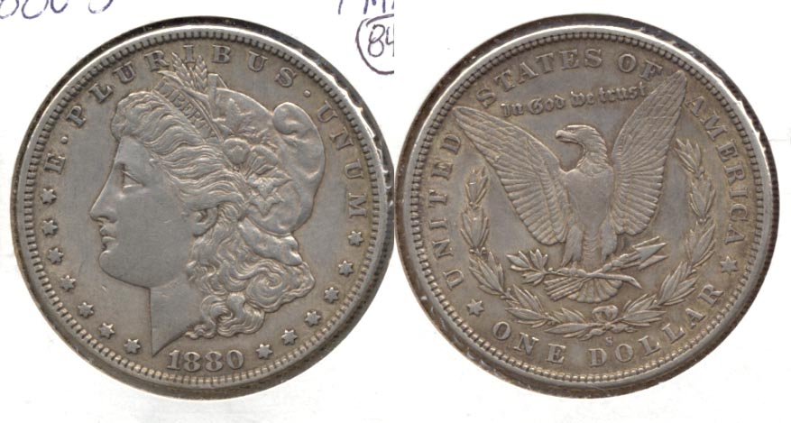 1880-S Morgan Silver Dollar EF-40