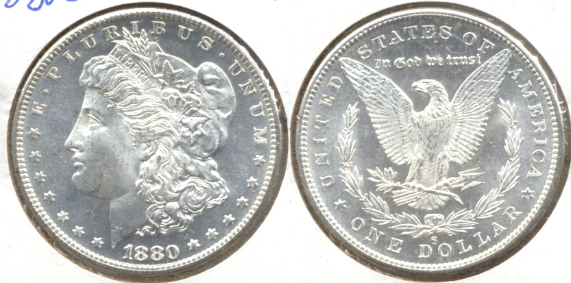 1880-S Morgan Silver Dollar MS-63
