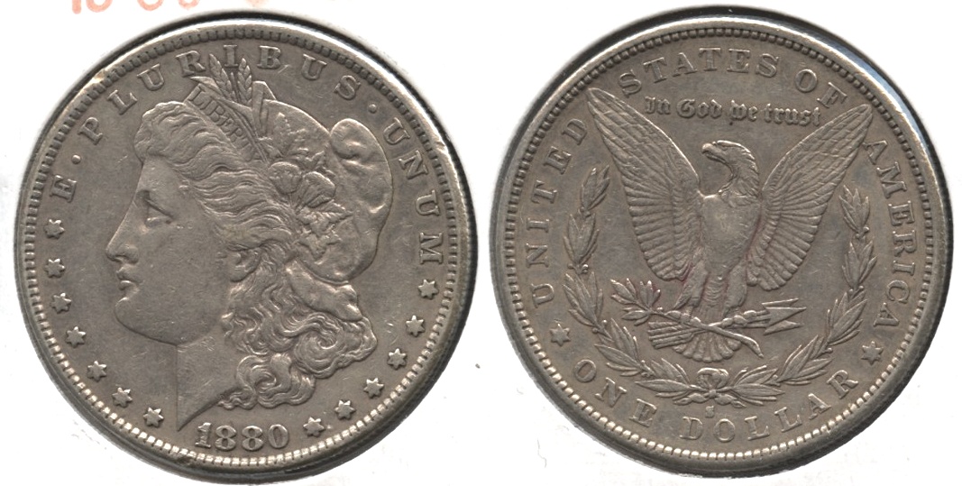 1880-S Morgan Silver Dollar VF-30 #a