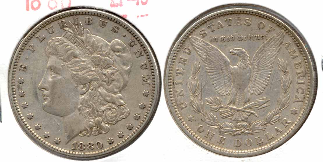 1880 Morgan Silver Dollar EF-40 c