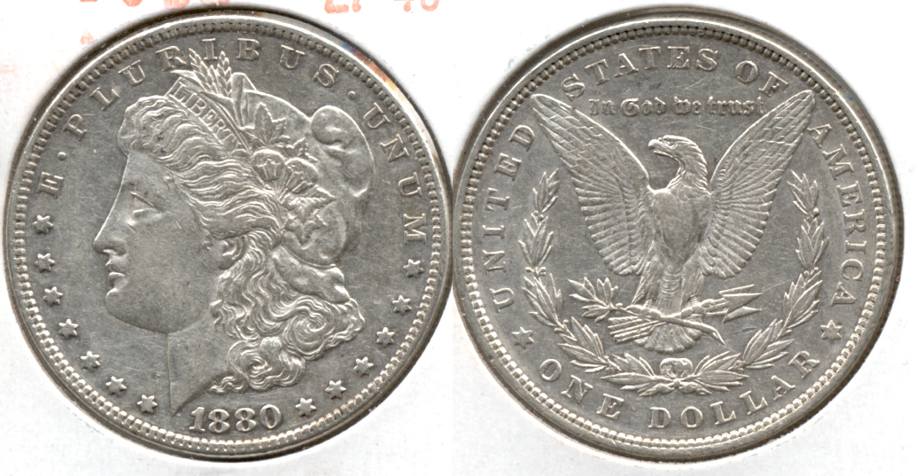 1880 Morgan Silver Dollar EF-40 g