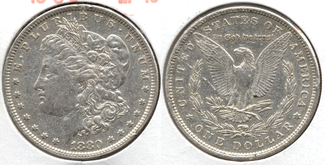 1880 Morgan Silver Dollar EF-40 h