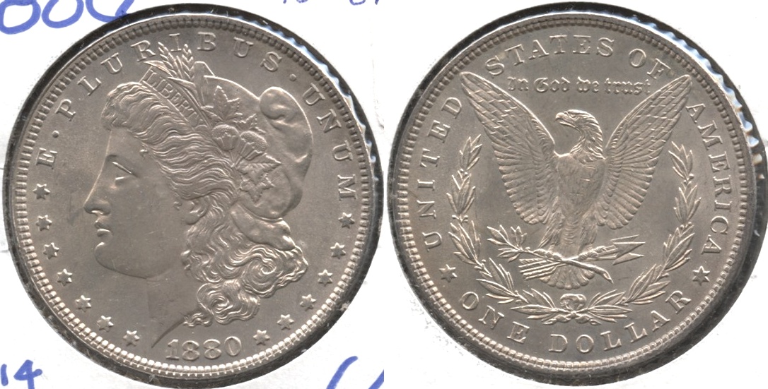 1880 Morgan Silver Dollar MS-64