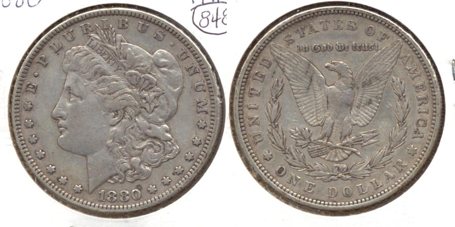 1880 Morgan Silver Dollar VF-20