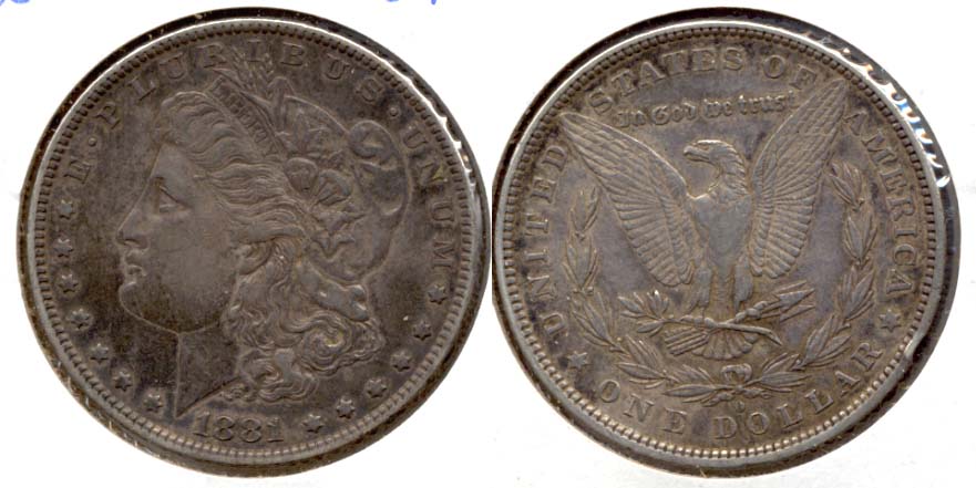 1881-O Morgan Silver Dollar EF-40