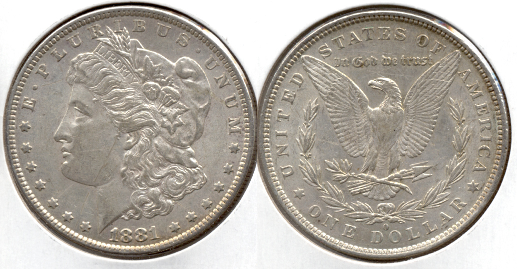 1881-O Morgan Silver Dollar EF-40 i