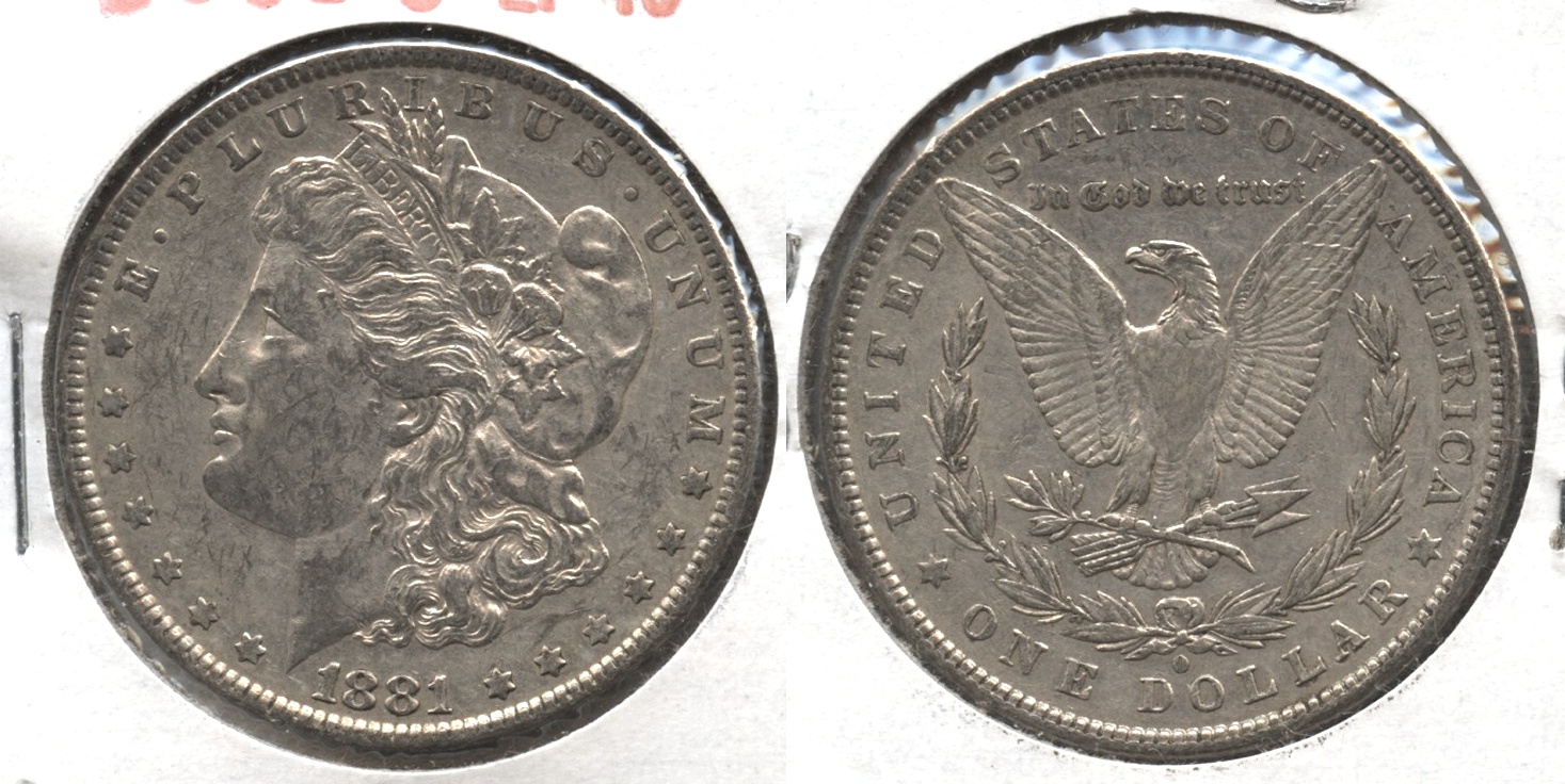 1881-O Morgan Silver Dollar EF-40 #r