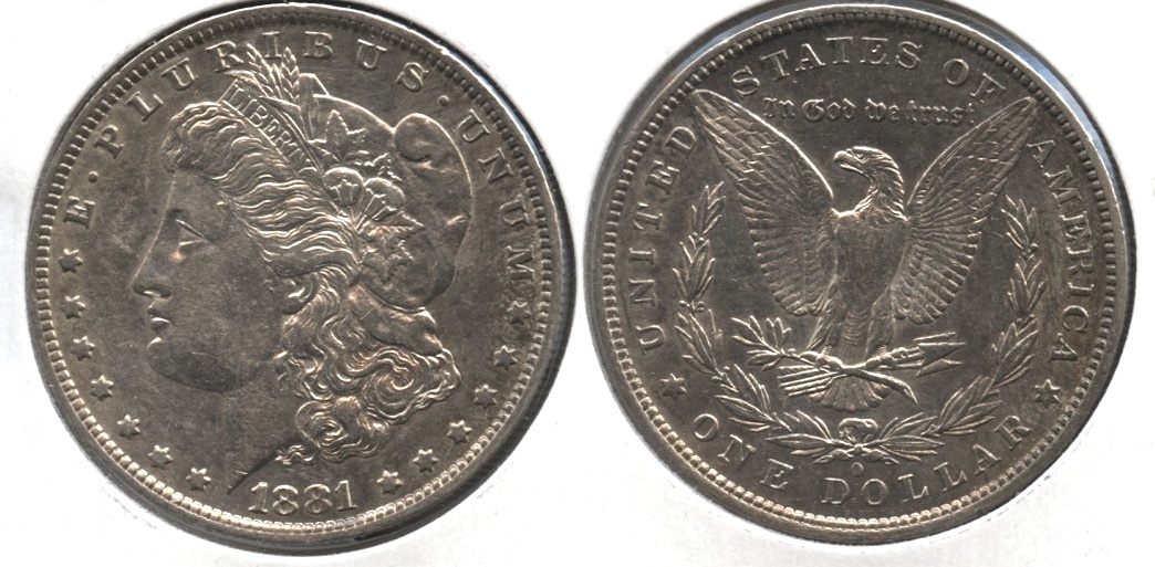 1881-O Morgan Silver Dollar EF-45 #b