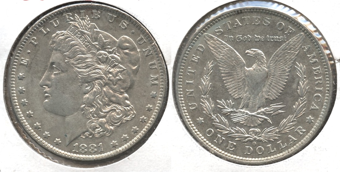 1881-O Morgan Silver Dollar EF-45 #d