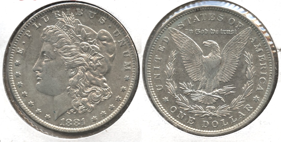 1881-O Morgan Silver Dollar EF-45 #d