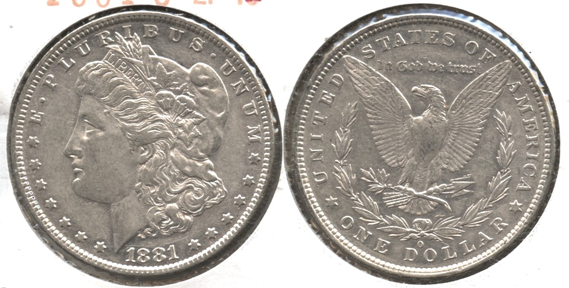 1881-O Morgan Silver Dollar EF-45 #e