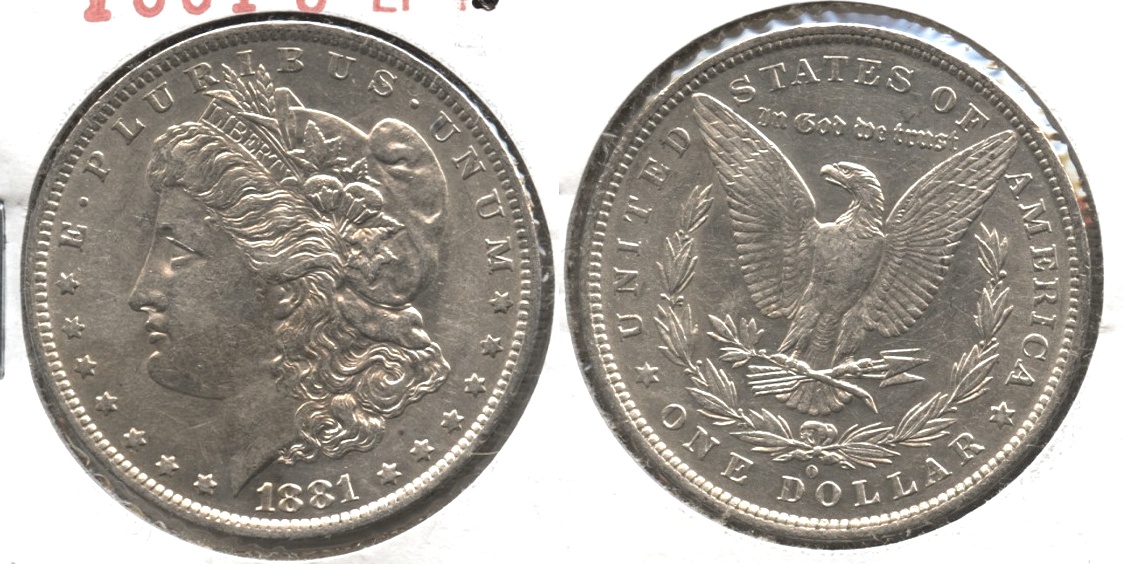 1881-O Morgan Silver Dollar EF-45 #h