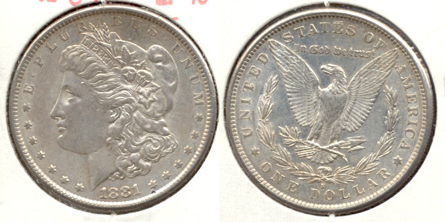 1881-S Morgan Silver Dollar EF-40