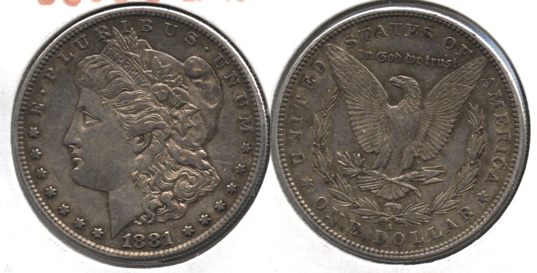 1881-S Morgan Silver Dollar EF-40 #m
