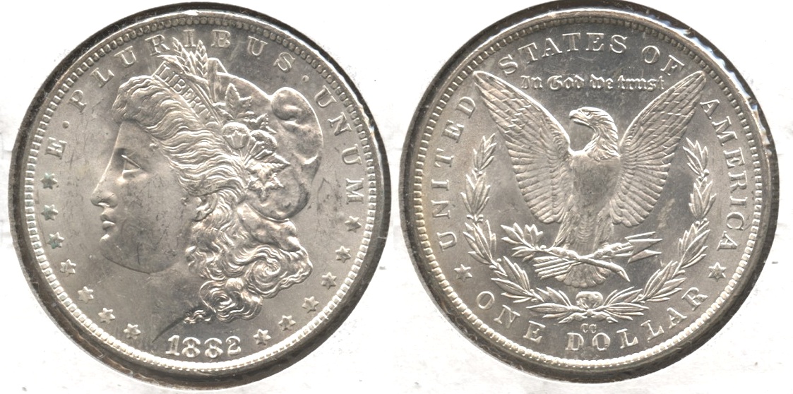 1882-CC Morgan Silver Dollar MS-63