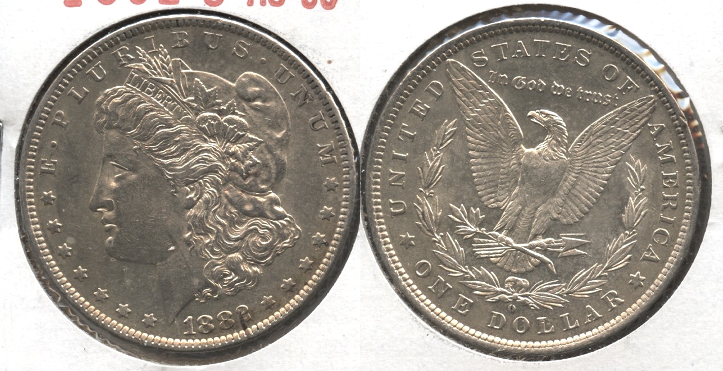 1882-O Morgan Silver Dollar AU-50 #k