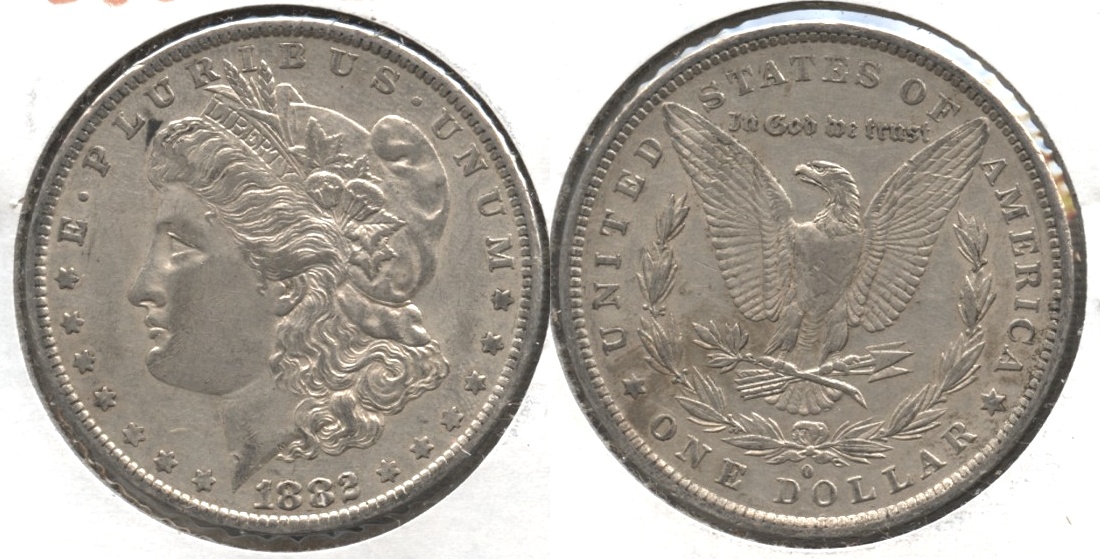 1882-O Morgan Silver Dollar EF-40 #r