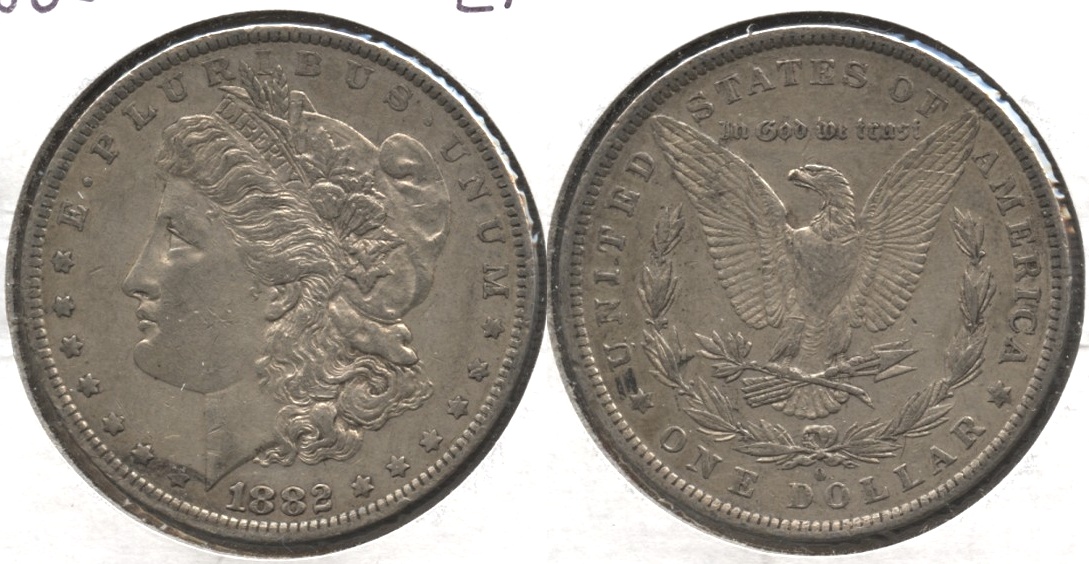 1882-O Morgan Silver Dollar EF-40 #s