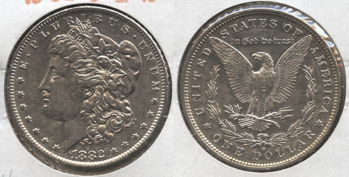 1882-O Morgan Silver Dollar EF-40 #w