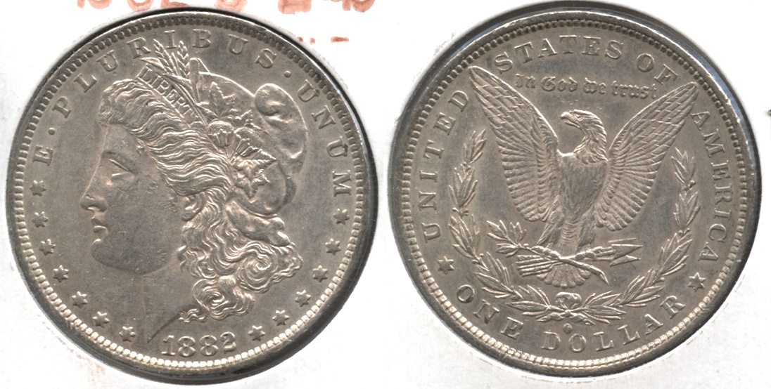 1882-O Morgan Silver Dollar EF-45 #c