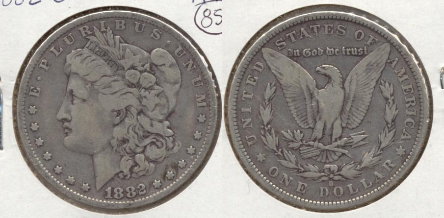 1882-O Morgan Silver Dollar VG-8