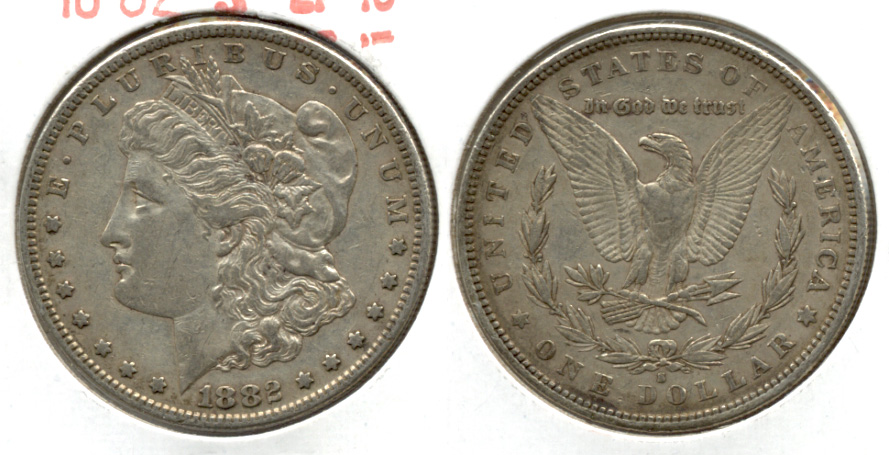1882-S Morgan Silver Dollar EF-40