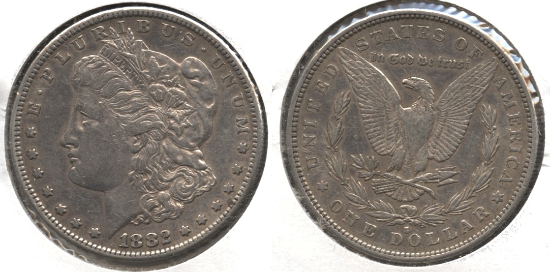 1882-S Morgan Silver Dollar EF-40 #c