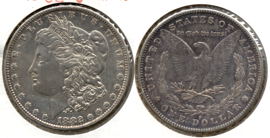 1882-S Morgan Silver Dollar EF-45 a