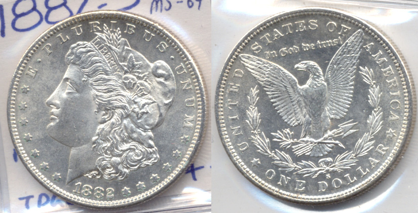 1882-S Morgan Silver Dollar MS-64