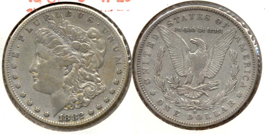 1882-S Morgan Silver Dollar VF-20 c