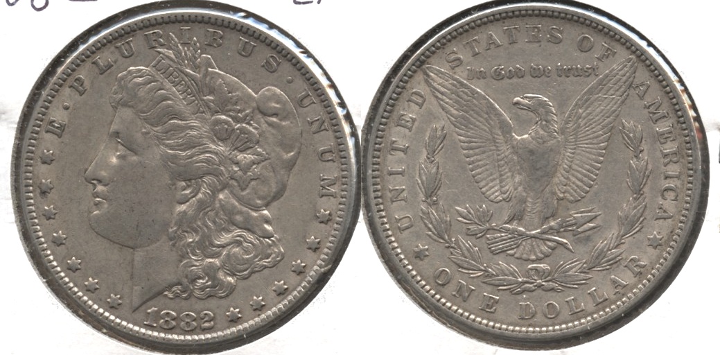 1882 Morgan Silver Dollar EF-40 #g