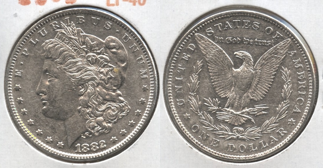 1882 Morgan Silver Dollar EF-40 #j