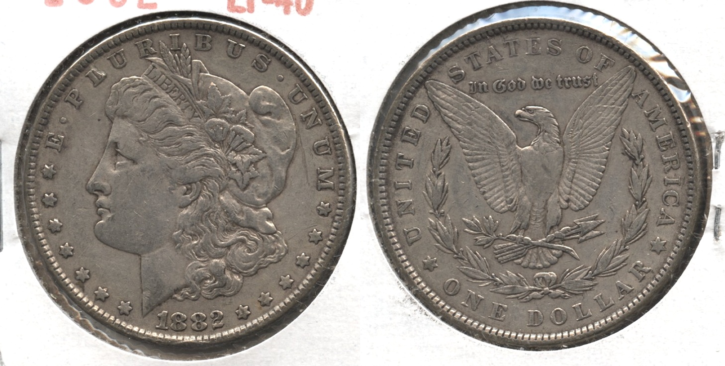 1882 Morgan Silver Dollar EF-40 #l