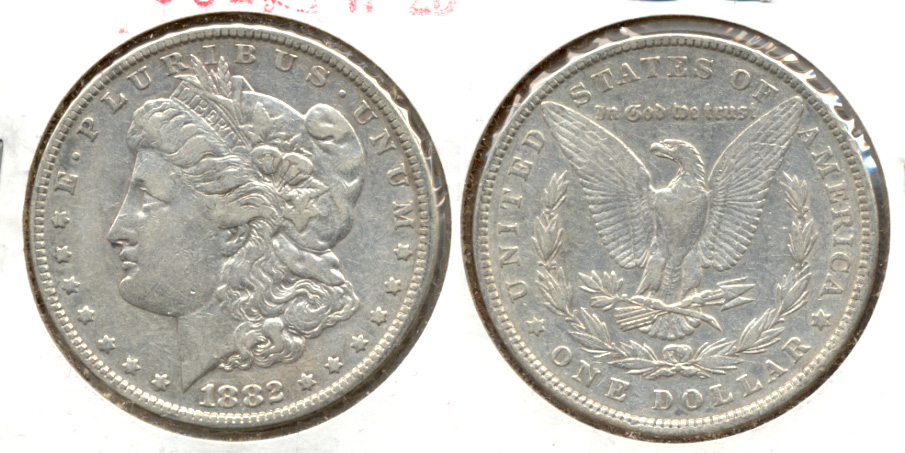 1882 Morgan Silver Dollar VF-20 a