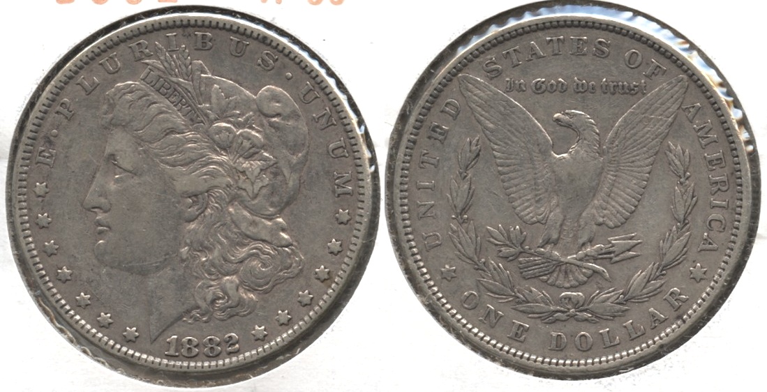 1882 Morgan Silver Dollar VF-30 #e