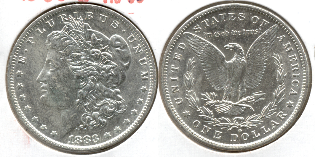 1883-O Morgan Silver Dollar AU-55