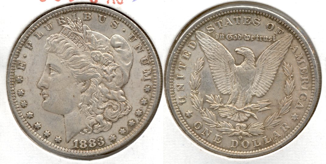1883-O Morgan Silver Dollar AU-55 c
