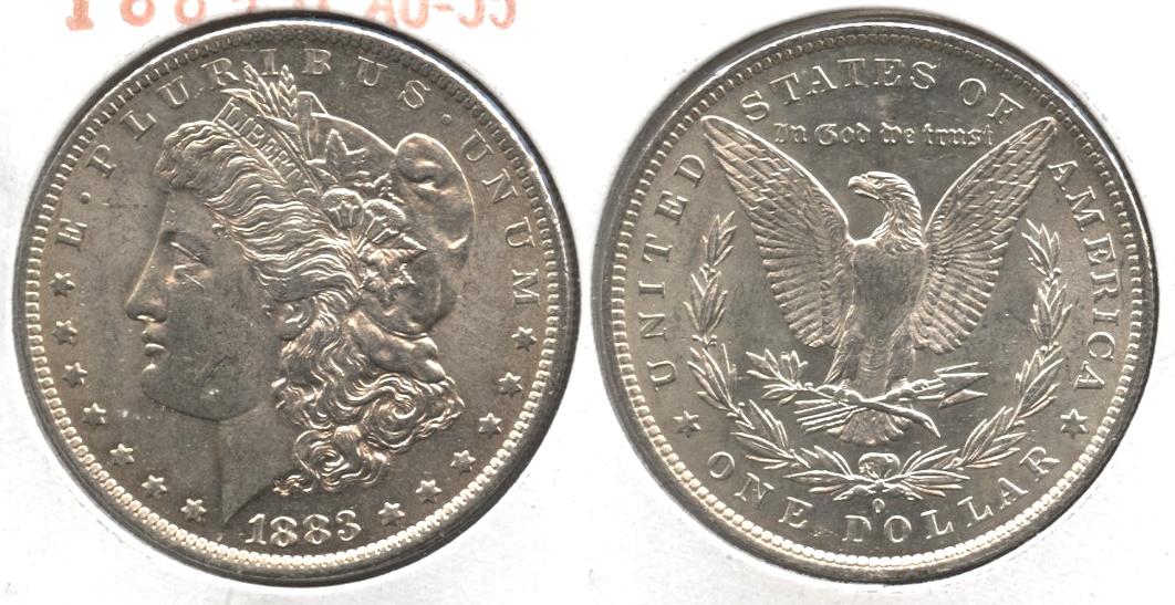 1883-O Morgan Silver Dollar AU-55 #d