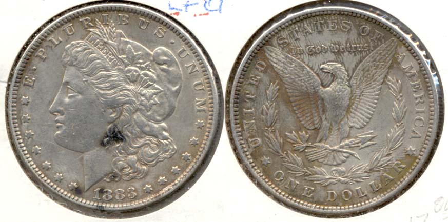 1883-O Morgan Silver Dollar EF-40 Light Cleaning