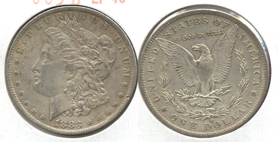 1883-O Morgan Silver Dollar EF-40 g