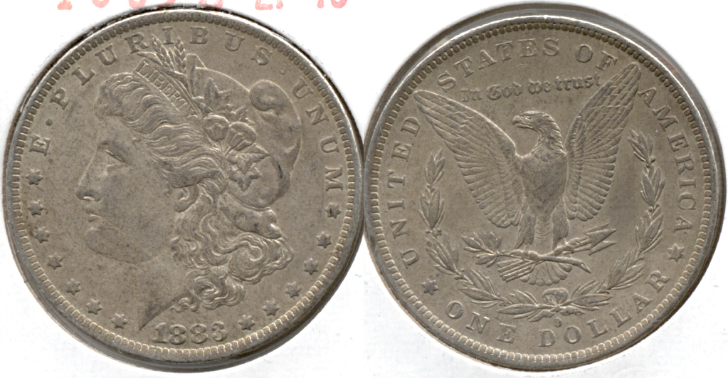 1883-O Morgan Silver Dollar EF-40 i