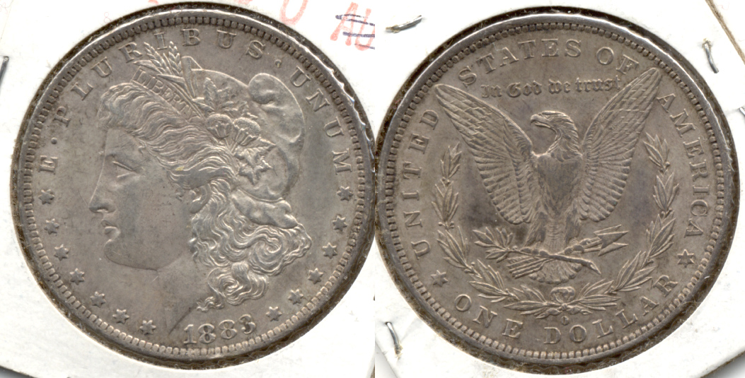 1883-O Morgan Silver Dollar EF-40 j