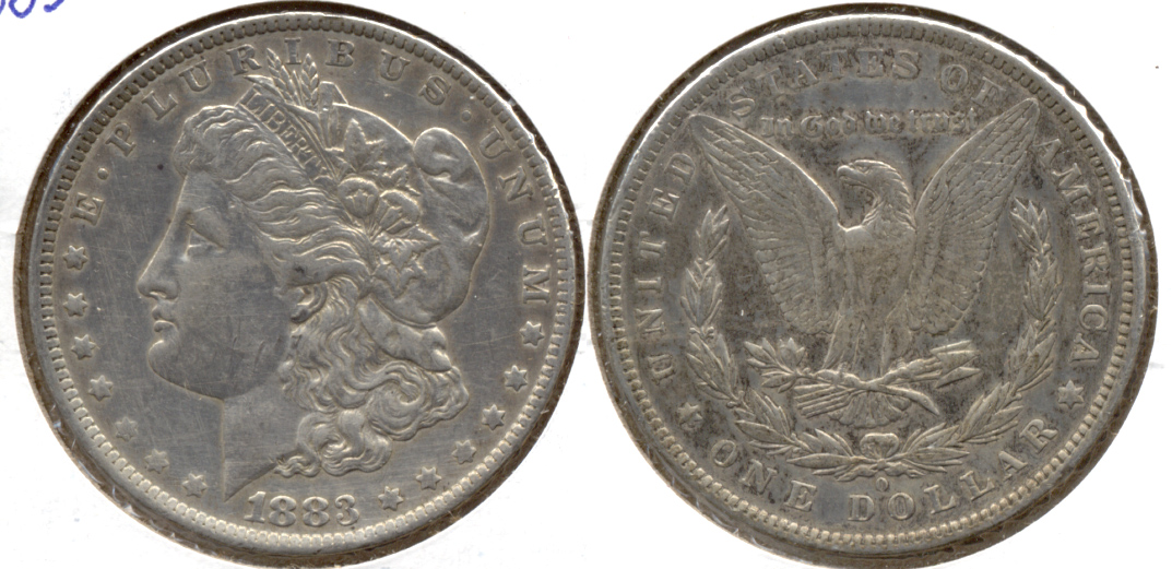 1883-O Morgan Silver Dollar EF-40 p Cleaned