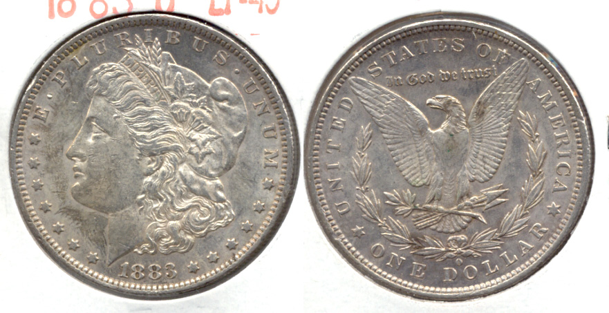 1883-O Morgan Silver Dollar EF-45