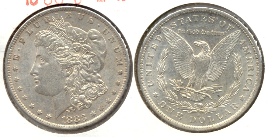 1883-O Morgan Silver Dollar EF-45 a