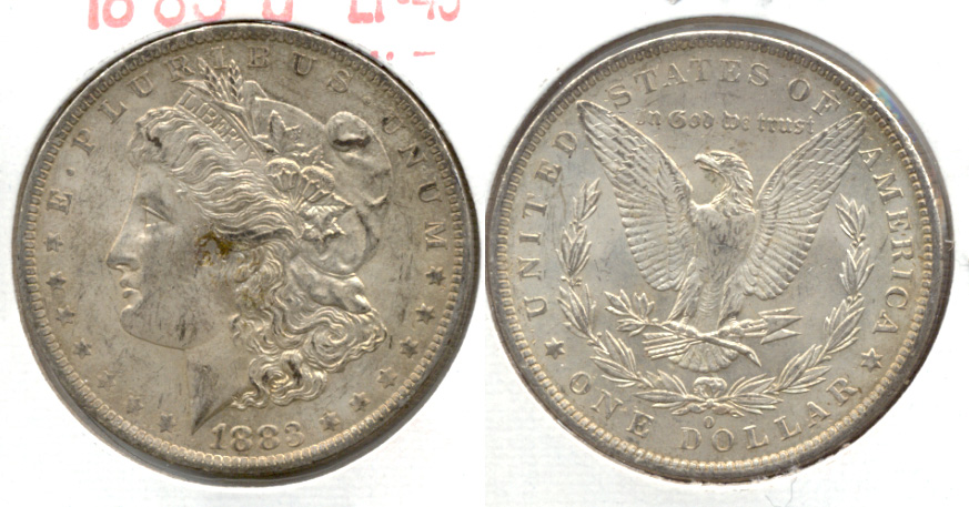 1883-O Morgan Silver Dollar EF-45 b