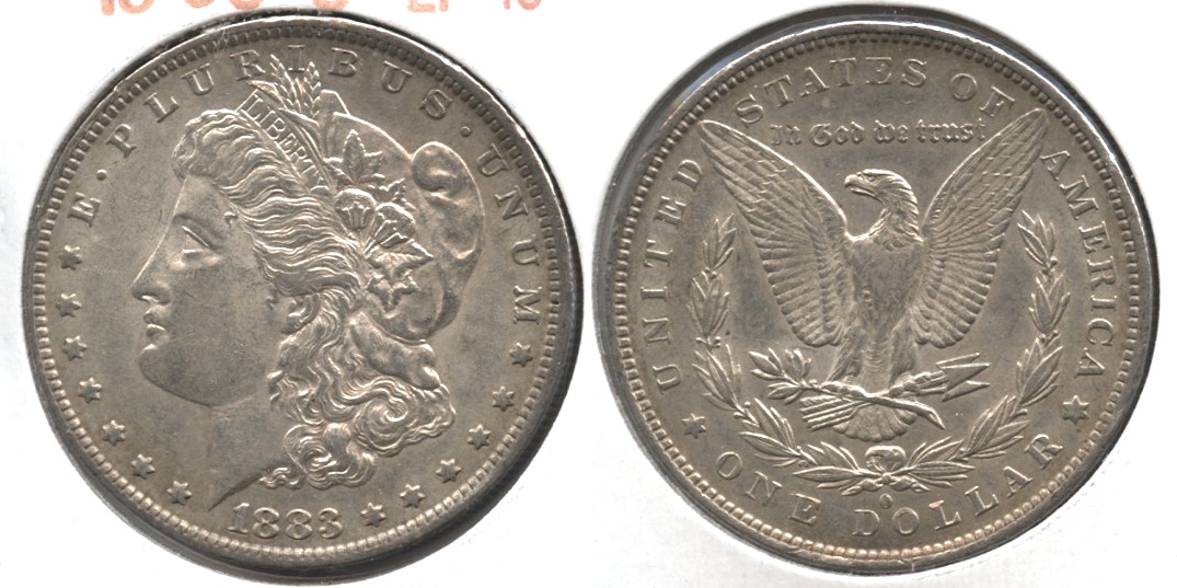 1883-O Morgan Silver Dollar EF-45 #h