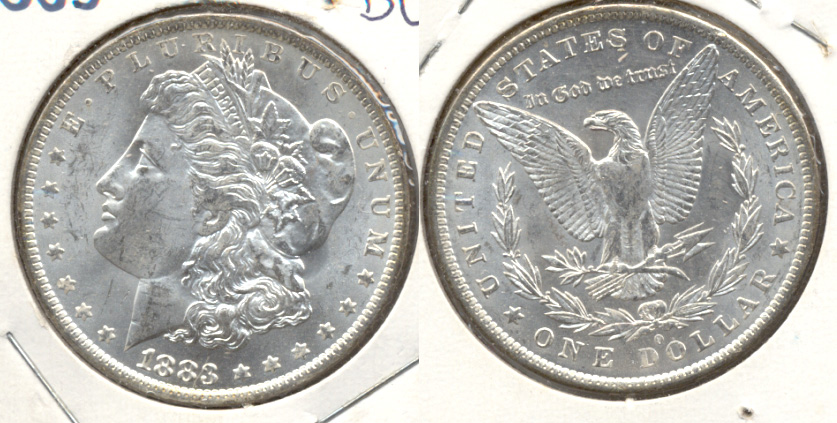 1883-O Morgan Silver Dollar MS-60 a